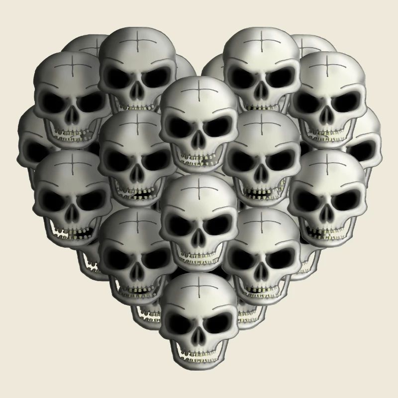 Skulls Heart R6Z