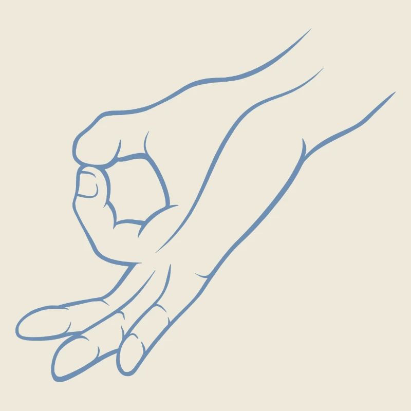 Hand signal hole peeked in child's play