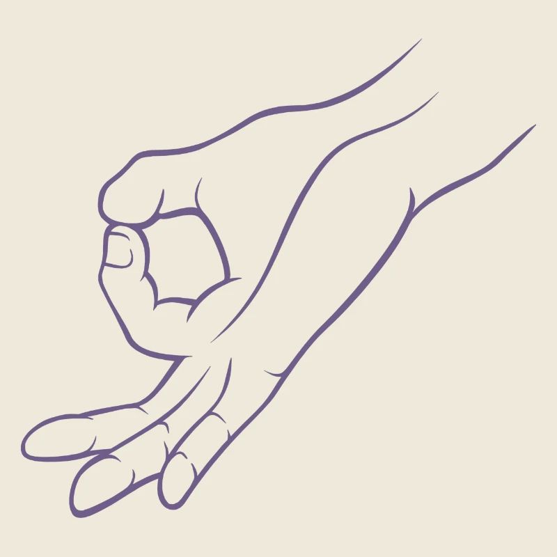 Hand signal hole peeked in child's play