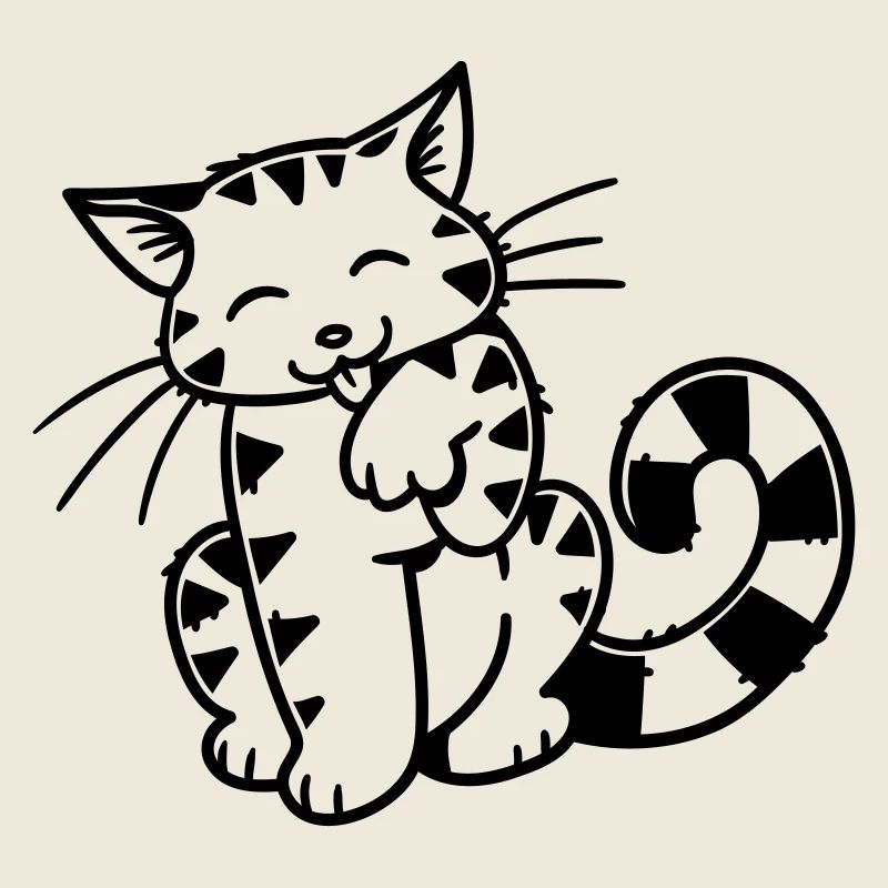 Chaton de dessin animé