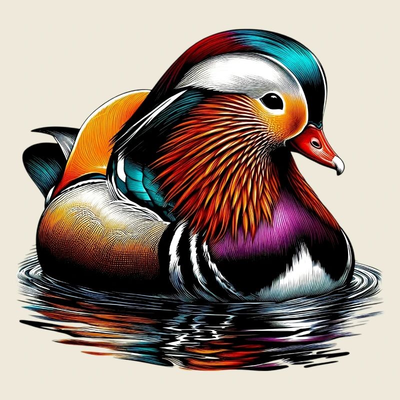 Mandarin duck