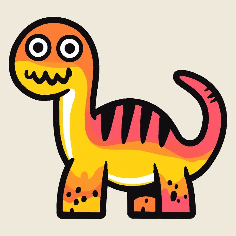 Dinosaure brontosaure Halloween Drôle