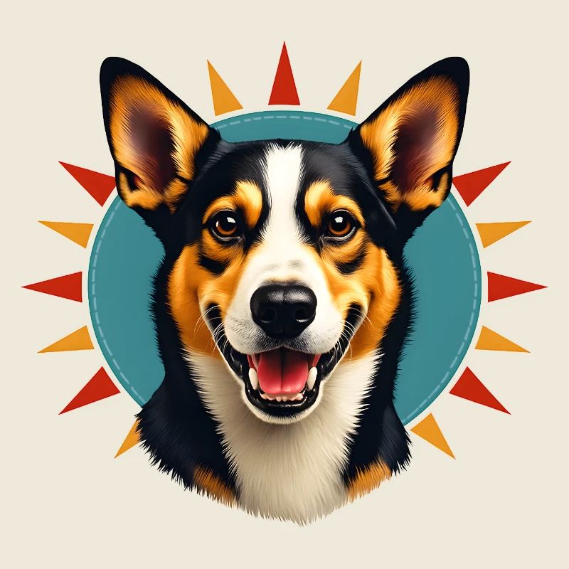 Corgi Strahlende Sonne