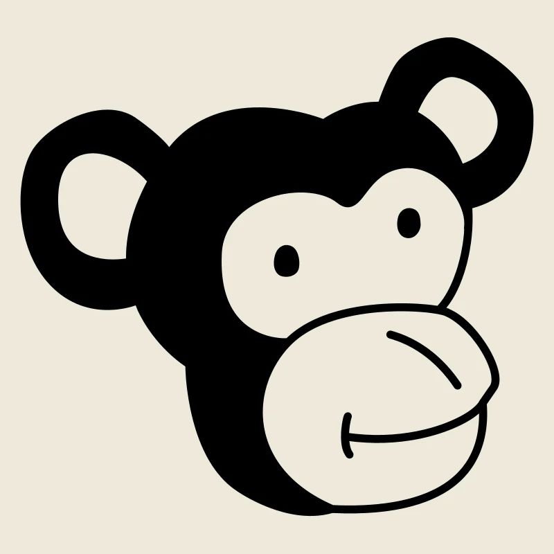 Niedlicher Affe – Dschungel & Tierfreund Design