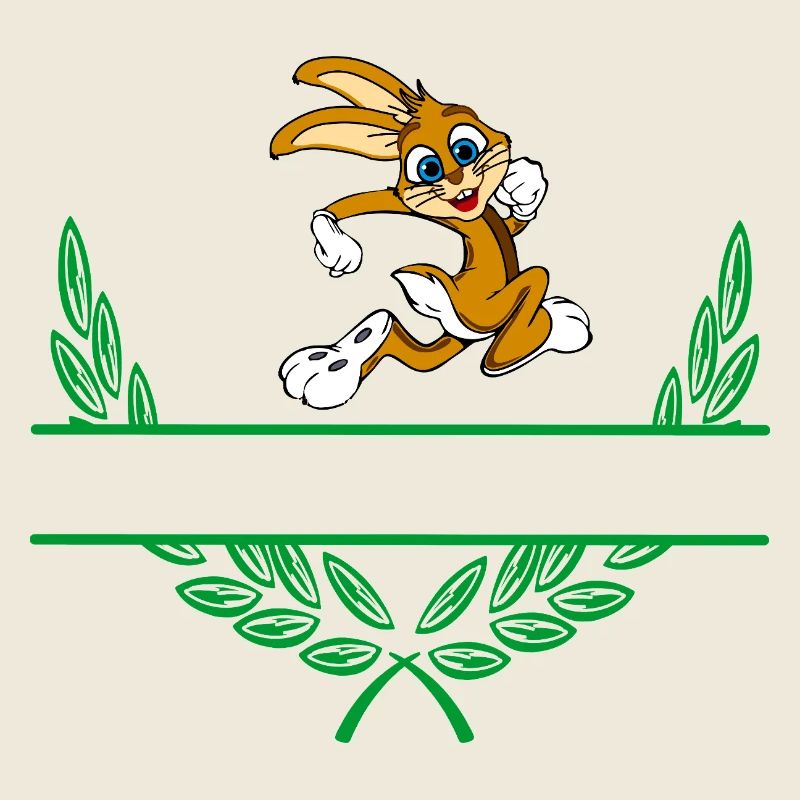 Rabbit Laurel Wreath with Namespace