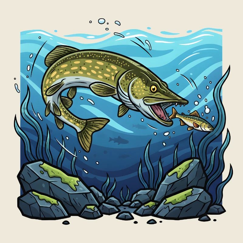 Hecht Angeln Fischen Raubfisch