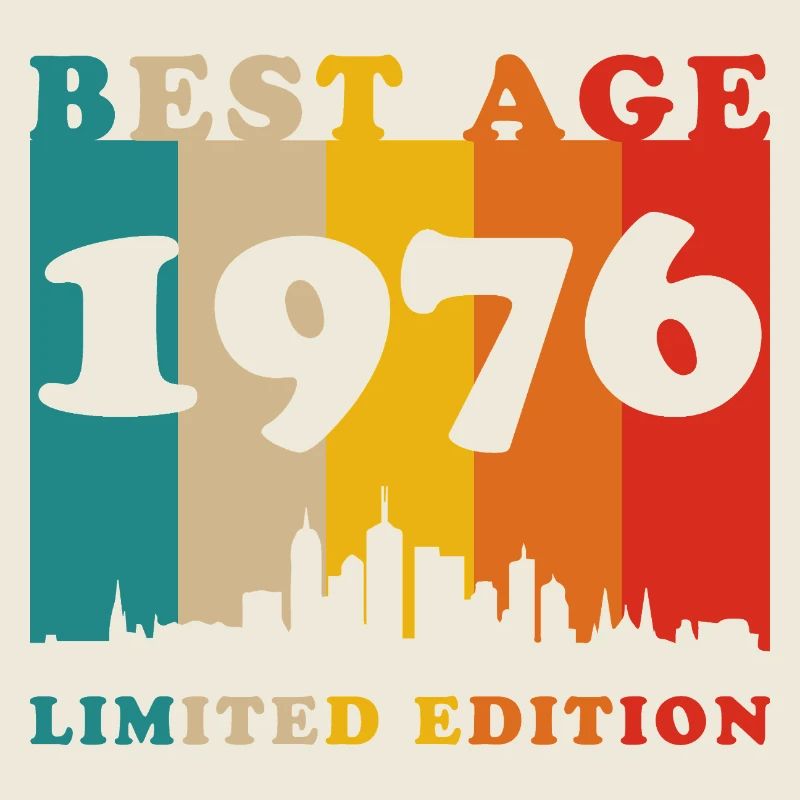1976 Vintage Retro Geburtstagsgeschenk