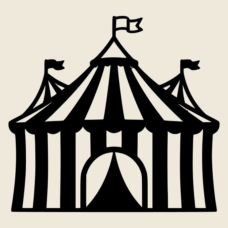 Zirkuszelt Manege Event Logo