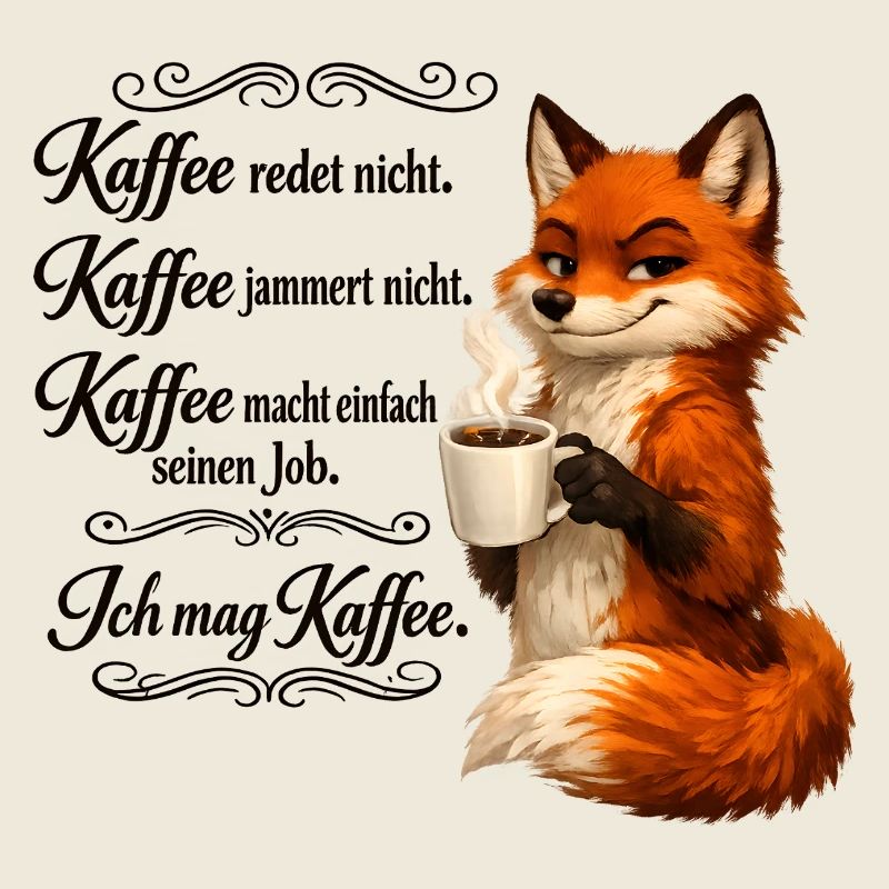 Kaffee Redet Nicht Kaffee Jammert Nicht Fuchs