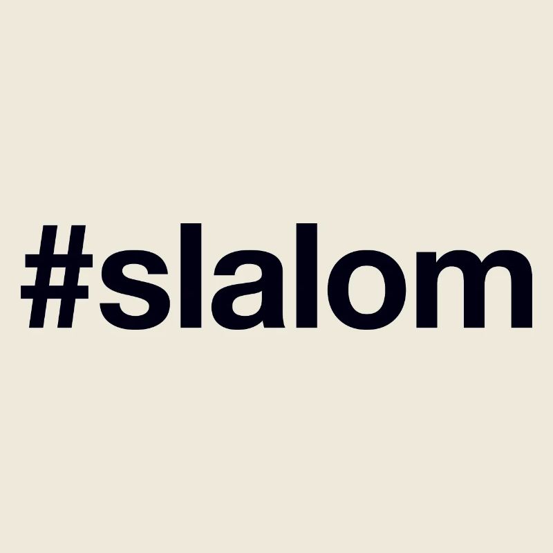 SLALOM Hashtag