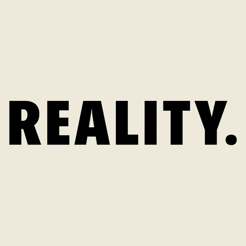 Reality Bold Typography