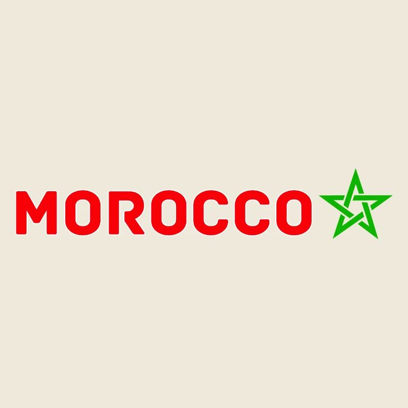 Morocco Graphic Funny Morocco Nation Flag Morocco