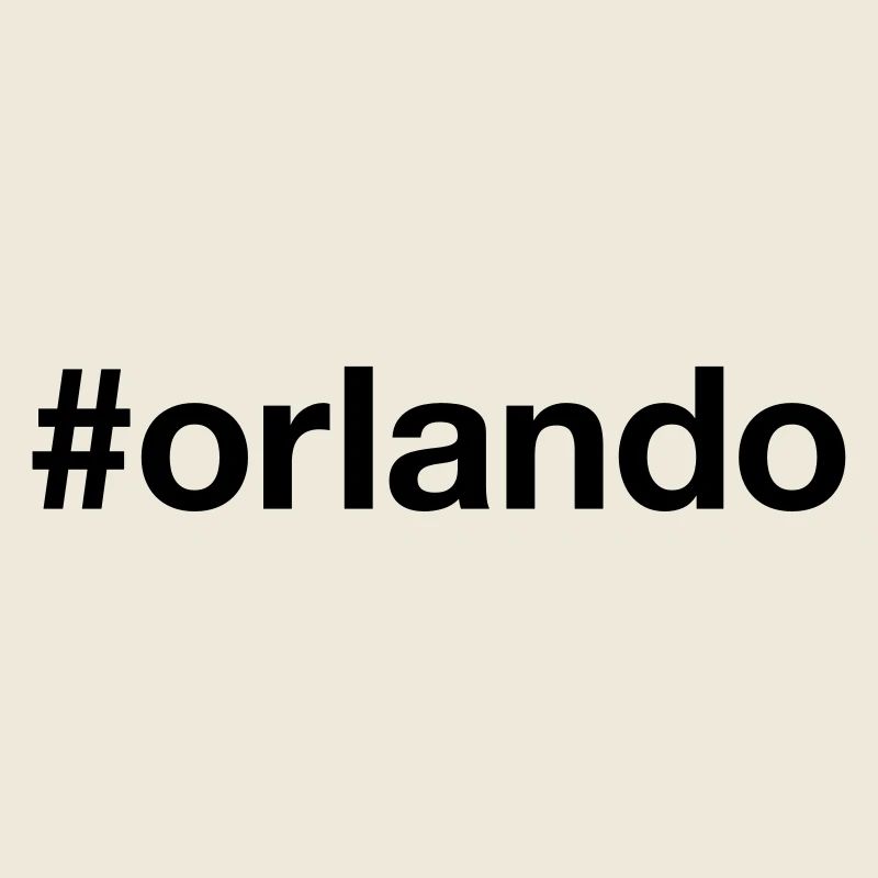ORLANDO Hashtag Florida