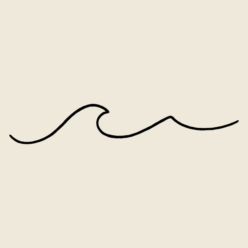 Welle Wave Ozean Meer Reiselust Wasser Surf Tattoo
