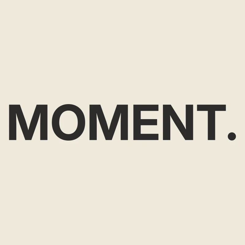 Moment – Minimalist Text Design