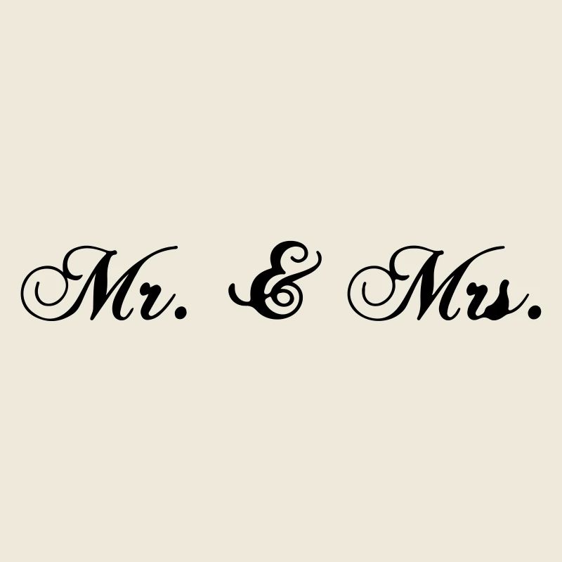 Mr T-Shirt Wedding Gift Groom Font