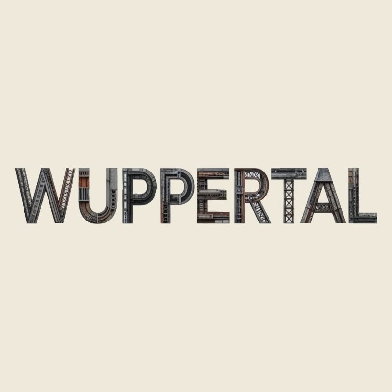 WUPPERTAL – Typographie architecturale industrielle