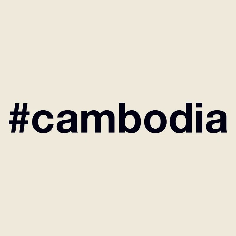 Cambodia Kambodscha Hashtag