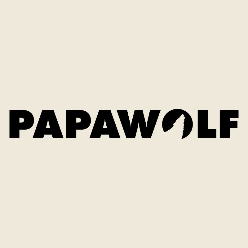 Papawolf Schriftzug