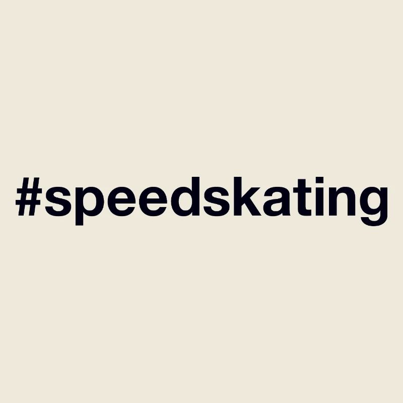 Speed skating Hashtag