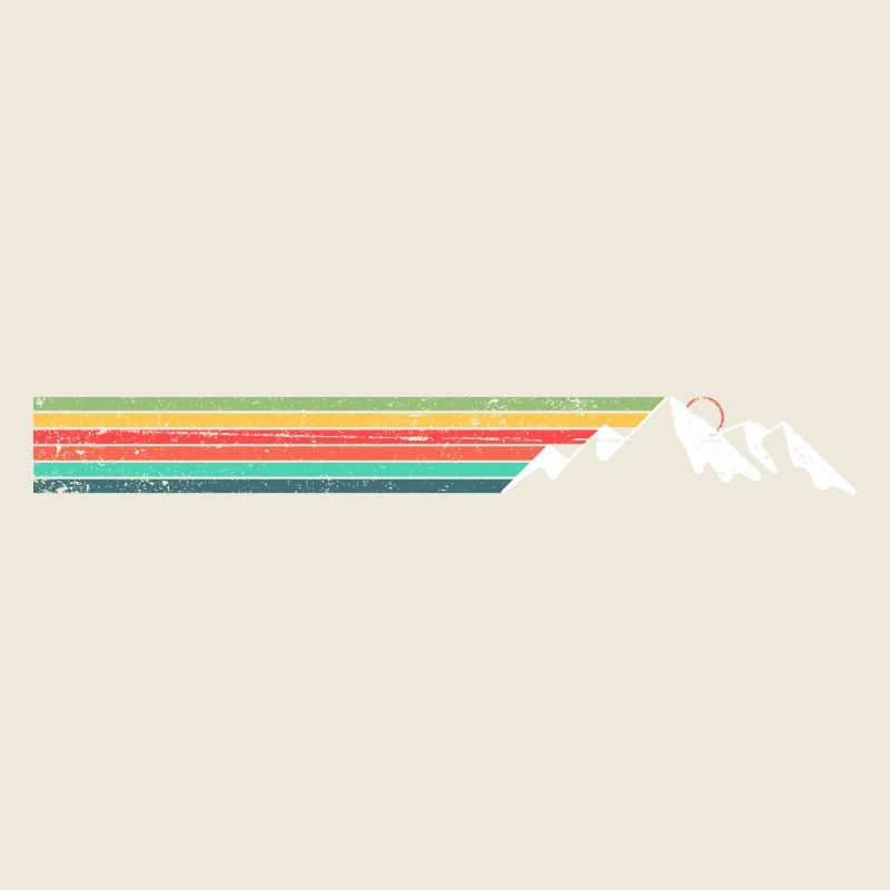 Mountain Ridge Regenbogen-Streifen