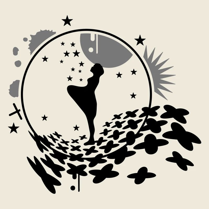 Die Sterntaler Mädchen mit Sterne