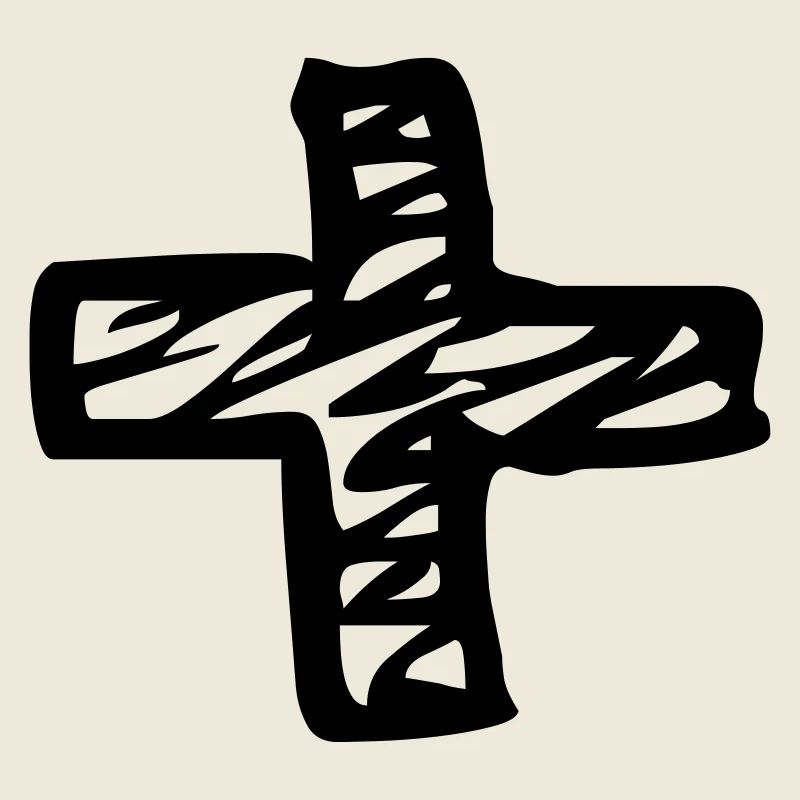 Plus Zeichen Kreuz Symbol Minimalist Design