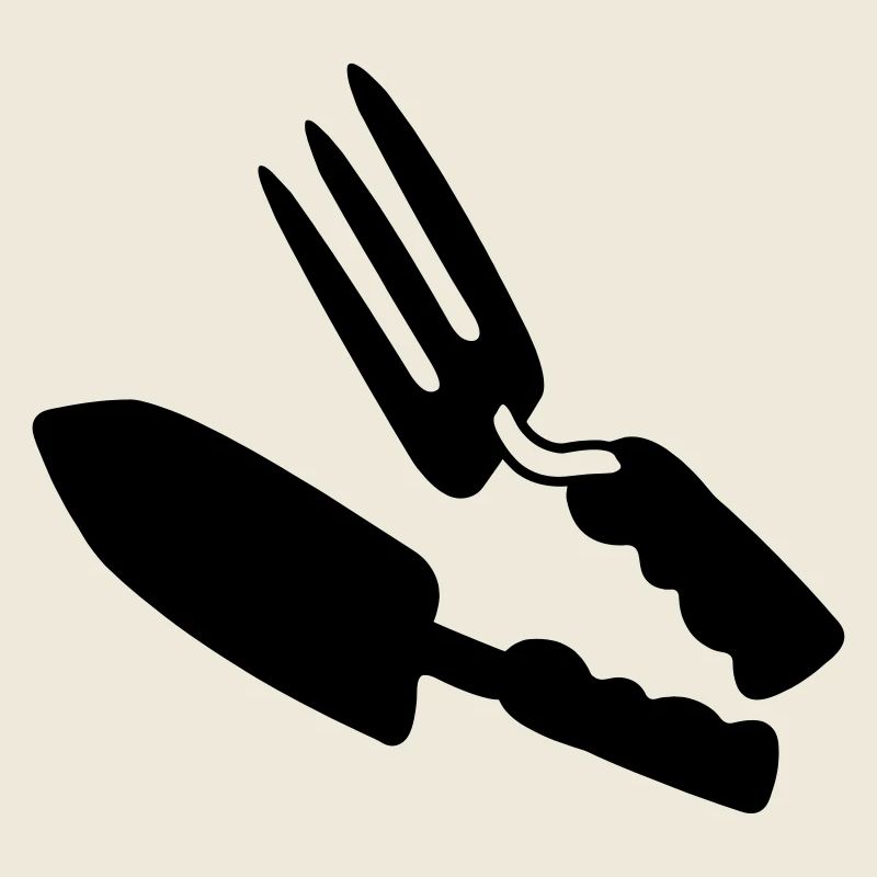 Garden tools shepje and rake