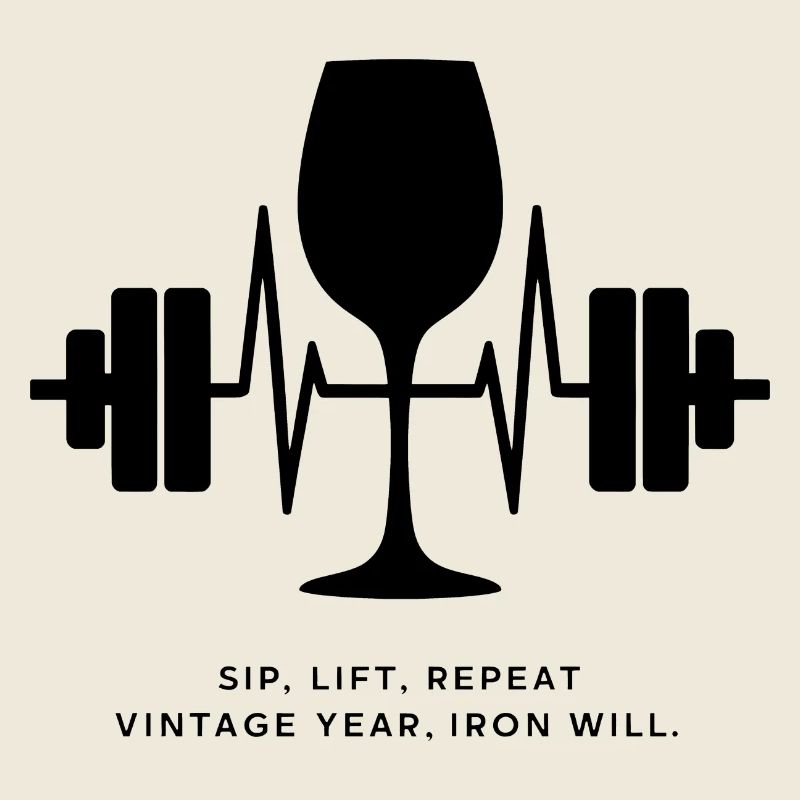 Plaisir et force : vin et poids