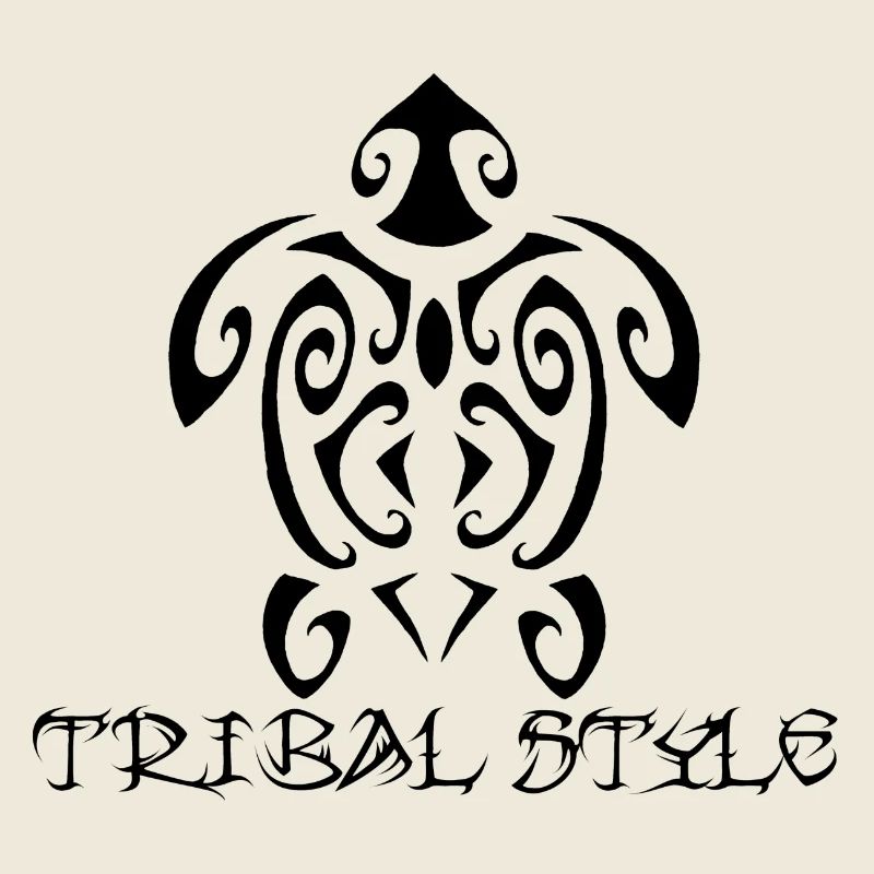 Polynesische schwarze Schildkröte