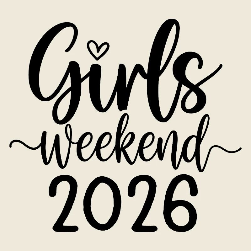 Lettrage du week-end des filles 2026