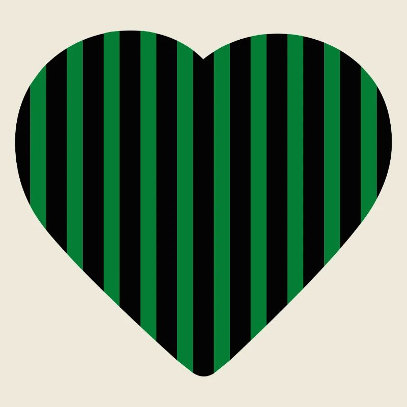 Striped green heart Gårdakvarnen