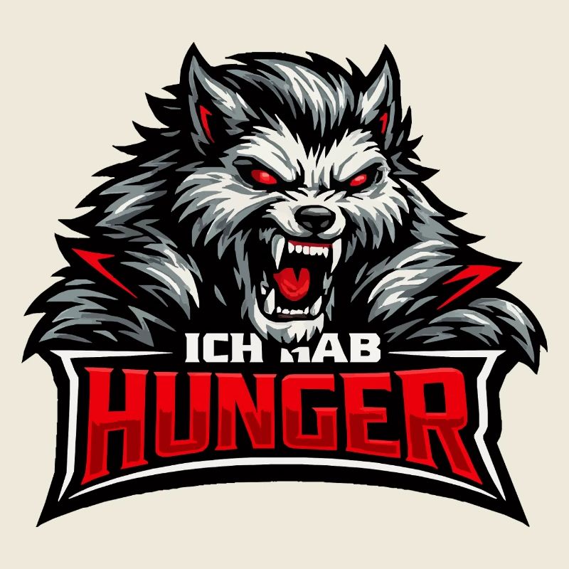 Böser Werwolf: "Ich hab Hunger" Spruch