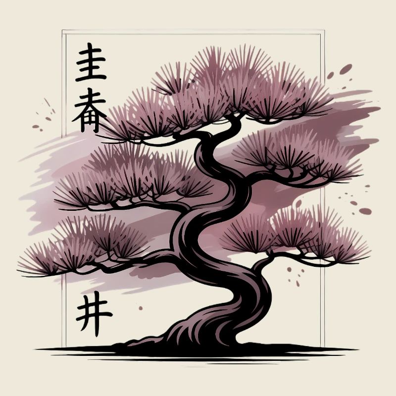 Spring Bonsai in Pink Hue