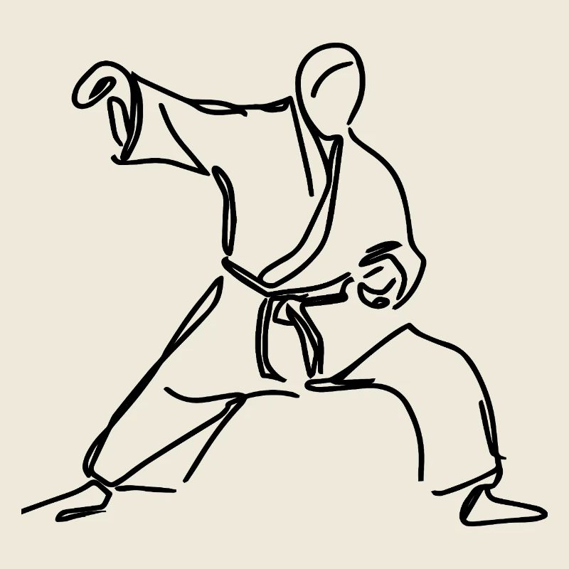 Judo Kämpfer