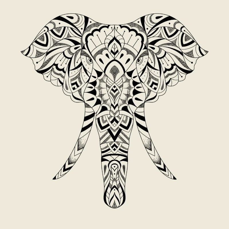 Éléphant graphique