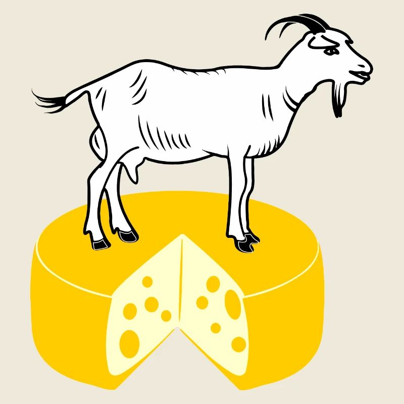 Blanc de chèvre sur fromage