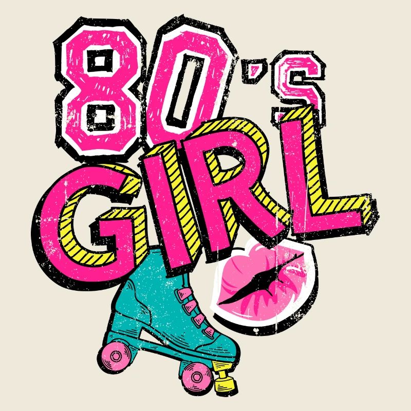 80s Girl Roller Skate