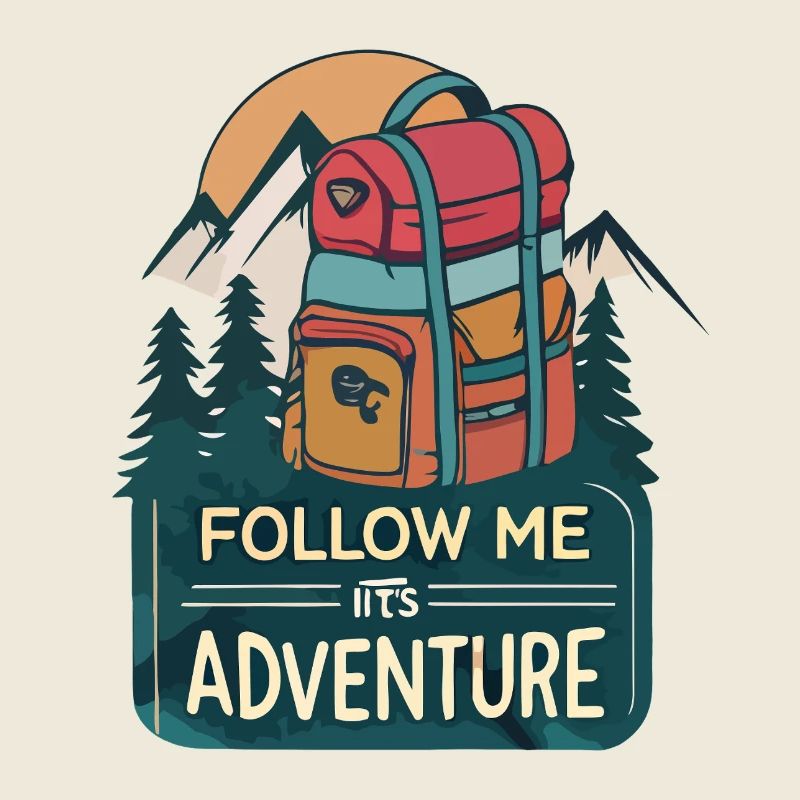 Aventure Backpack Montagnes Foret