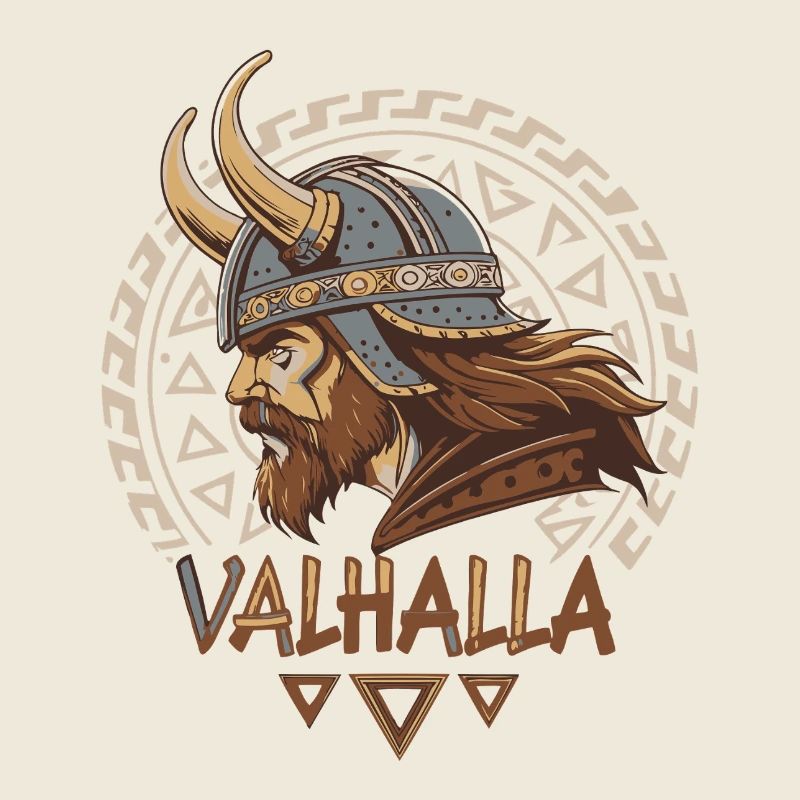 Wikinger Walhalla Runenhelm