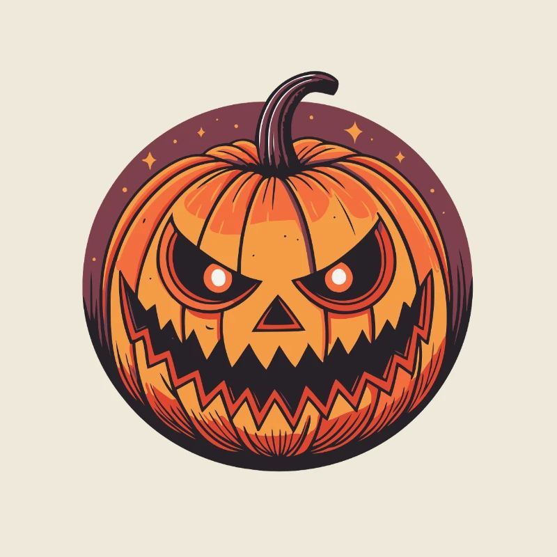 Scary Jack O Laterne Kürbis
