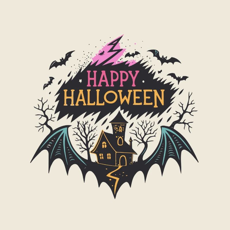 Halloween Joyeux et Maison hantée