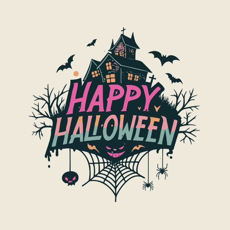Frohes Halloween-Spukhaus