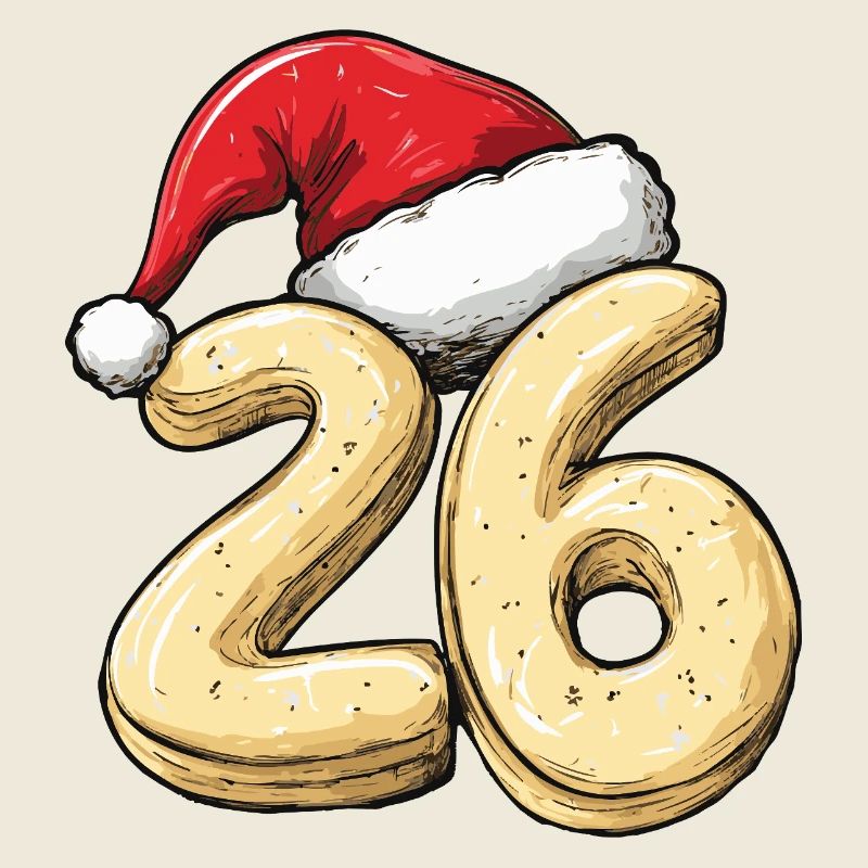 Biscuit de Noël à 26 chiffres