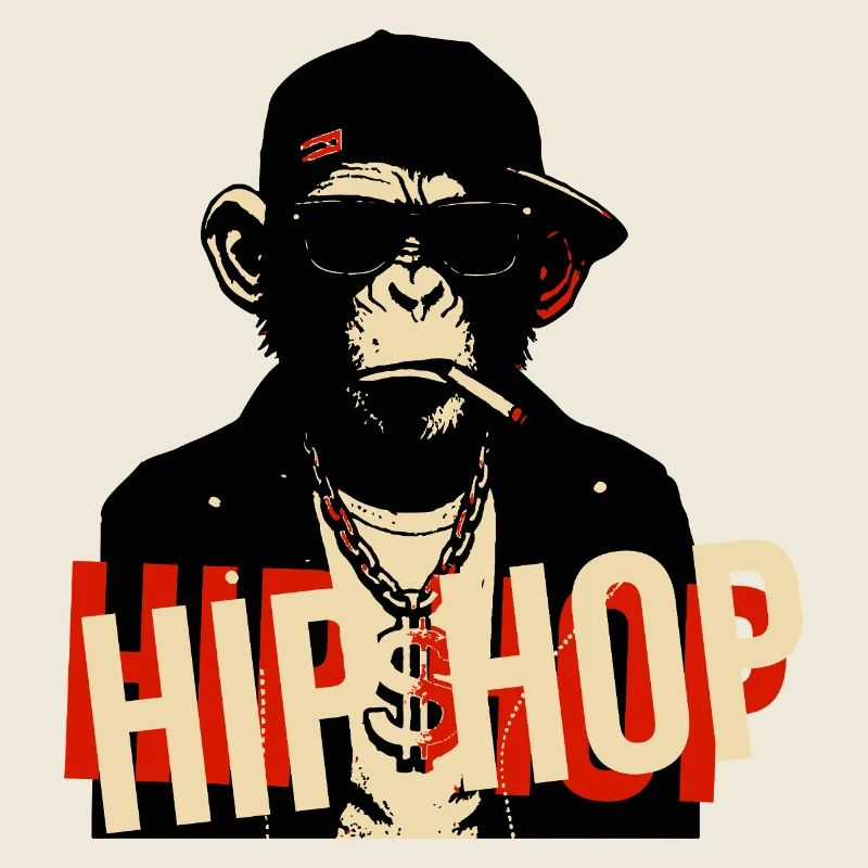 Hip Hop Chimp Bling Icon