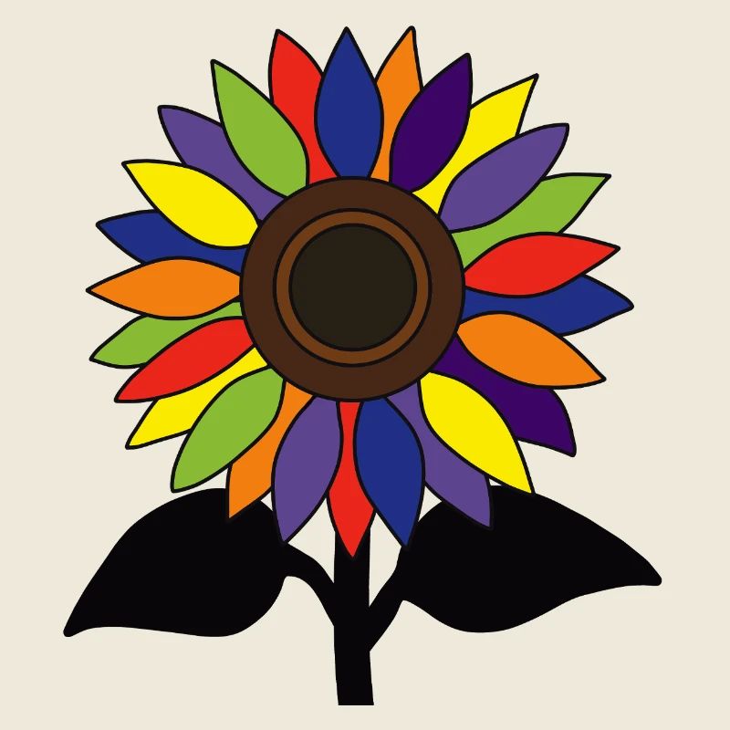 Regenbogen-Sonnenblume