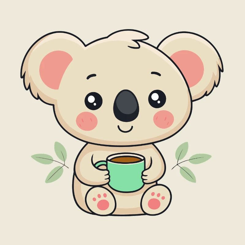Koala-Süßkaffee