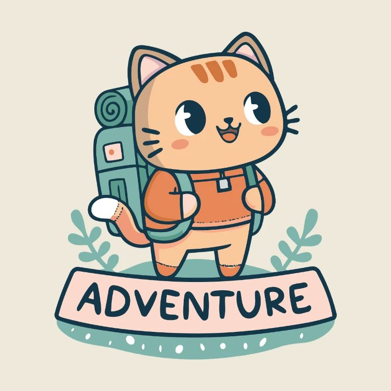 Chat Explorateur Sac à Dos