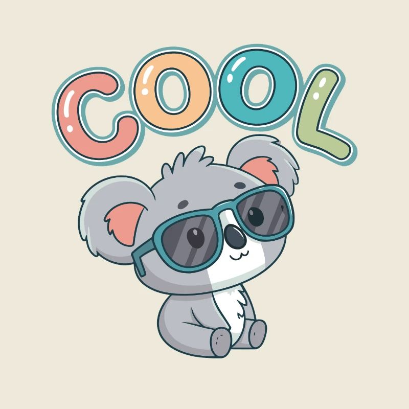 Koala Cool Pastell-Gläser