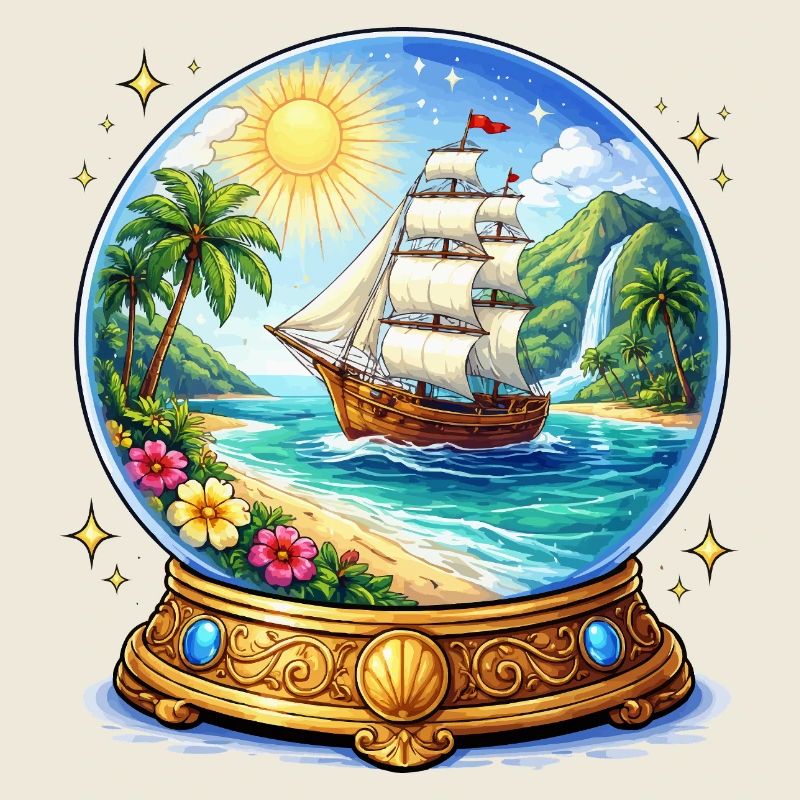 Schiffstraum Kugelbild